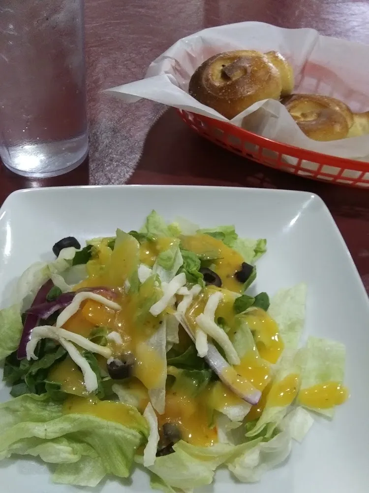 Included Salad and Fresh Bread